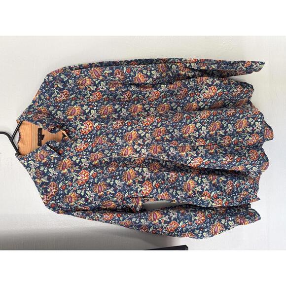 Saltaire Other - Saltaire Floral Button Down Shirt Mens Medium 100% Cotton Long Sleeve